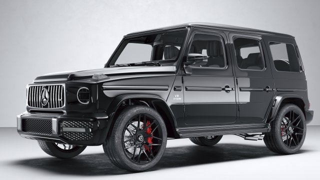 Mercedes Benz G55 AMG Modello 3D .c4d .max .obj .3ds .fbx .stl .blend 