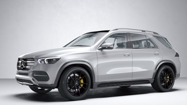 Mercedes Benz GLE 2020 Model 3D .c4d .max .obj .3ds .fbx .stl .blend 
