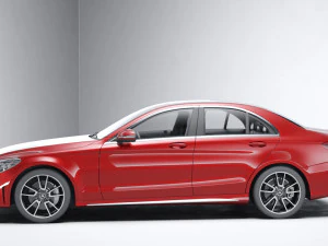 मर्सिडीज-बेंज सी-क्लास 2019 3D मॉडल