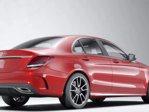 मर्सिडीज-बेंज सी-क्लास 2019 3D मॉडल