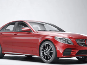 मर्सिडीज-बेंज सी-क्लास 2019 3D मॉडल