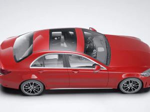 मर्सिडीज-बेंज सी-क्लास 2019 3D मॉडल