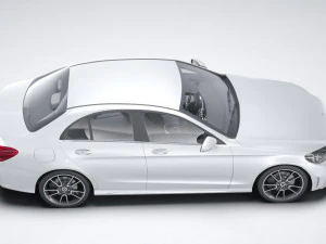 मर्सिडीज-बेंज सी-क्लास 2019 3D मॉडल