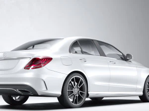 मर्सिडीज-बेंज सी-क्लास 2019 3D मॉडल