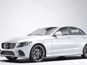 मर्सिडीज-बेंज सी-क्लास 2019 3D मॉडल