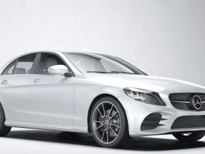 मर्सिडीज-बेंज सी-क्लास 2019 3D मॉडल