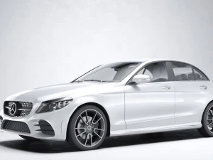 मर्सिडीज-बेंज सी-क्लास 2019 3D मॉडल