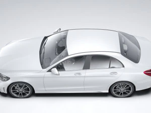 मर्सिडीज-बेंज सी-क्लास 2019 3D मॉडल