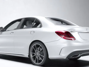 मर्सिडीज-बेंज सी-क्लास 2019 3D मॉडल