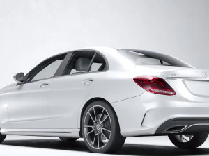 मर्सिडीज-बेंज सी-क्लास 2019 3D मॉडल