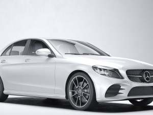 Mercedes-Benz C-Class 2019 3D Модель