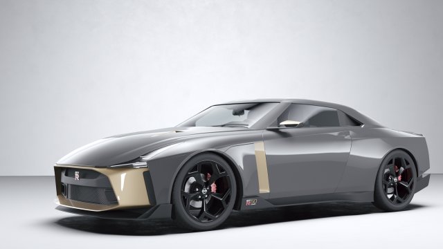Nissan GT-R50 2018 Modèle 3D .c4d .max .obj .3ds .fbx .stl .blend 