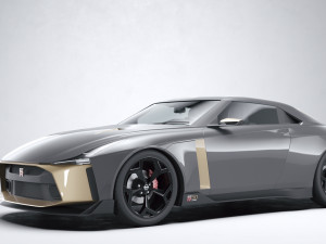 Nissan GT-R50 2018 3D Model