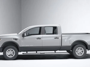 Nissan Titan Crew Cab 2016 3D Model