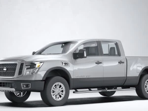 Nissan Titan Crew Cab 2016 3D Model