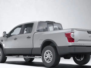 Nissan Titan Crew Cab 2016 3D Model