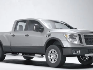 Nissan Titan Crew Cab 2016 3D Model