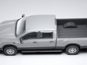 Nissan Titan Crew Cab 2016 Modèle 3D