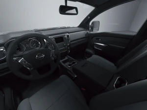 Nissan Titan Crew Cab 2016 3D Model