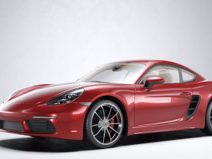 Porsche 718 Cayman 3D Model