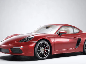 Porsche 718 Cayman Modello 3D