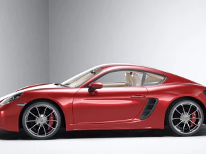 Porsche 718 Cayman 3D Model