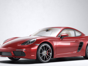 Porsche 718 Cayman Modelo 3D