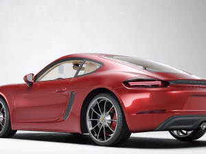 Porsche 718 Cayman 3D Model
