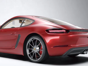 Porsche 718 Cayman 3D Model