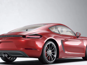 Porsche 718 Cayman 3D Model