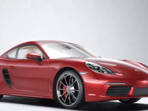 Porsche 718 Cayman 3D Model