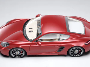 Porsche 718 Cayman 3D Model