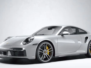 Porsche 911 Turbo S 2021 3D Модель