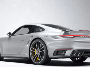 Porsche 911 Turbo S 2021 3D Model