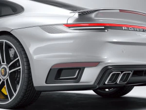 Porsche 911 Turbo S 2021 3D Model