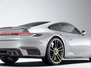 Porsche 911 Turbo S 2021 3D Model