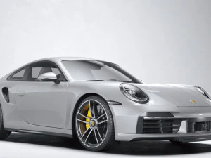 Porsche 911 Turbo S 2021 3D Model
