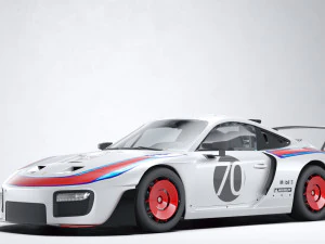 Porsche 935 2019 3D Model