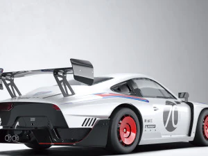 Porsche 935 2019 3D Model
