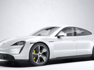 Porsche Taycan 2020 3D Модель