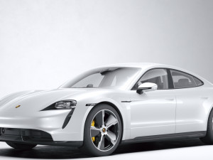 Porsche Taycan 2020 3D Model