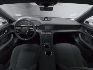 Porsche Taycan 2020 3D Model