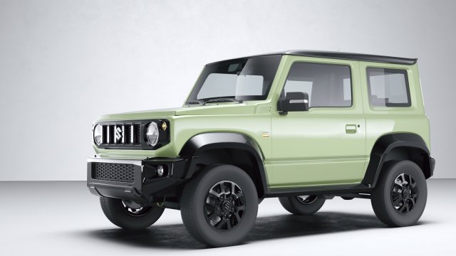 Suzuki Jimny Sierra 2019 Modèle 3D .c4d .max .obj .3ds .fbx .stl .blend 
