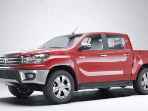 Toyota Hilux Double Cab 2015 Model 3D