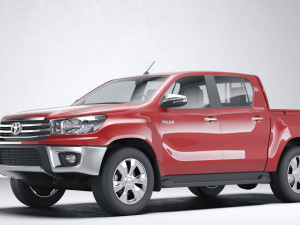 Toyota Hilux Double Cab 2015 Modelo 3D