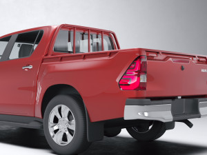 Toyota Hilux Double Cab 2015 Modelo 3D