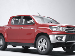 Toyota Hilux Double Cab 2015 Modelo 3D