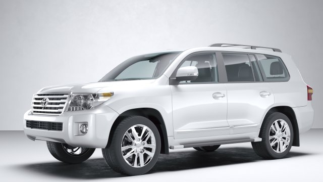 Toyota Land Cruiser J200 2013 3D Model .c4d .max .obj .3ds .fbx .stl .blend 