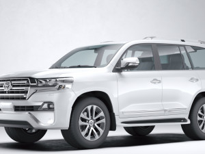 Toyota Land Cruiser VXR 2016 3D Model