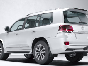 Toyota Land Cruiser VXR 2016 3D Model